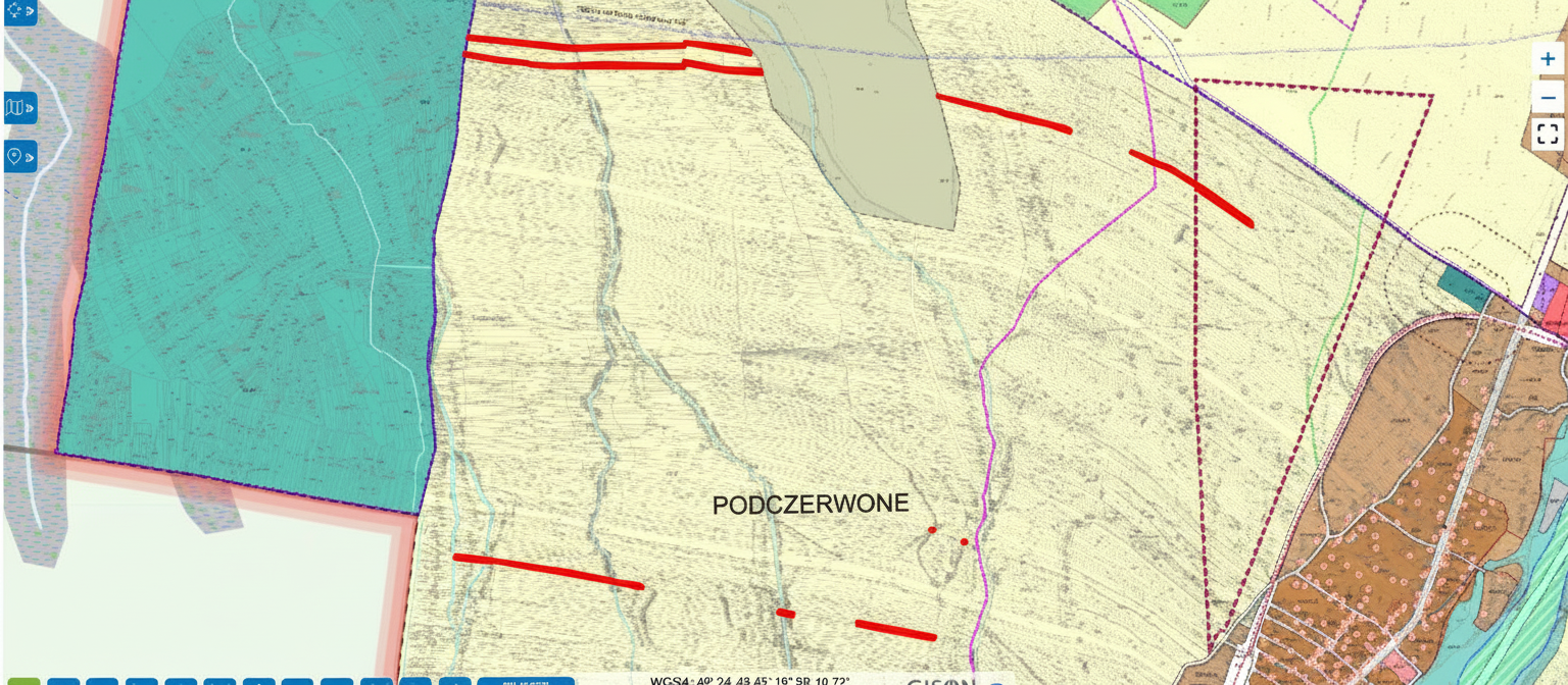 Działki rolne 1,84 ha w Podczerwonem, gmina Czarny Dunajec - zdjęcie 1